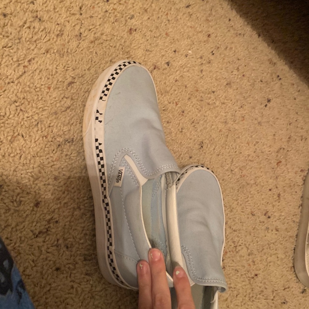 blue checker vans